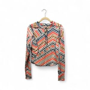 FP Movement by Free People Multicolor Patterned Long Sleeve Top